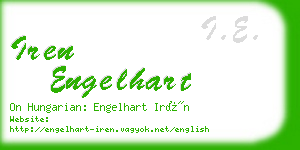 iren engelhart business card